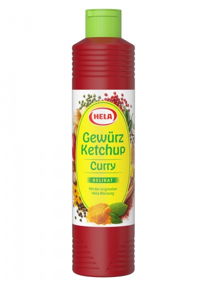 Ketchup Hela Curry delicat 800ml