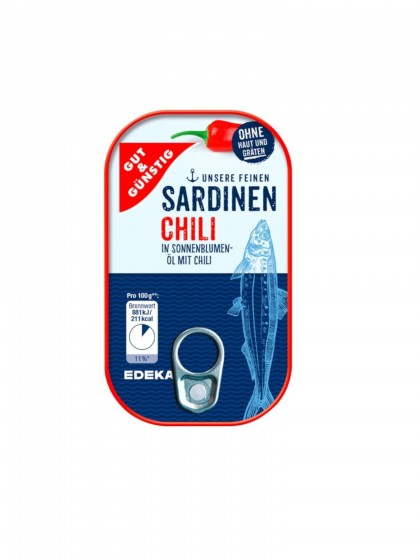GG sardine ulei chili 125g