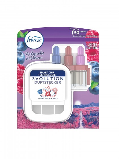 Odorizant Febreze 3Volution fructe padure 20ml