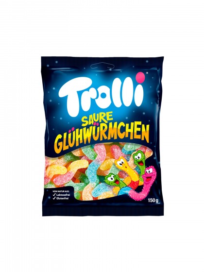 Jeleuri Trolli Saure Gluehwuermchen 150g
