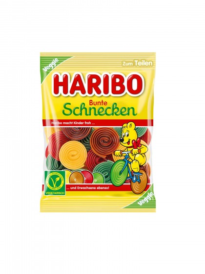 Haribo Bunte Schnecken Veggie 160g