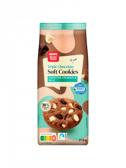 Biscuiti Rewe Soft Trip Choc 210g