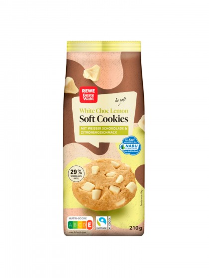 Biscuiti Rewe Soft Cookies lemon 210g