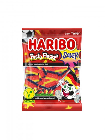 Haribo Pasta Flagga sauer 160g