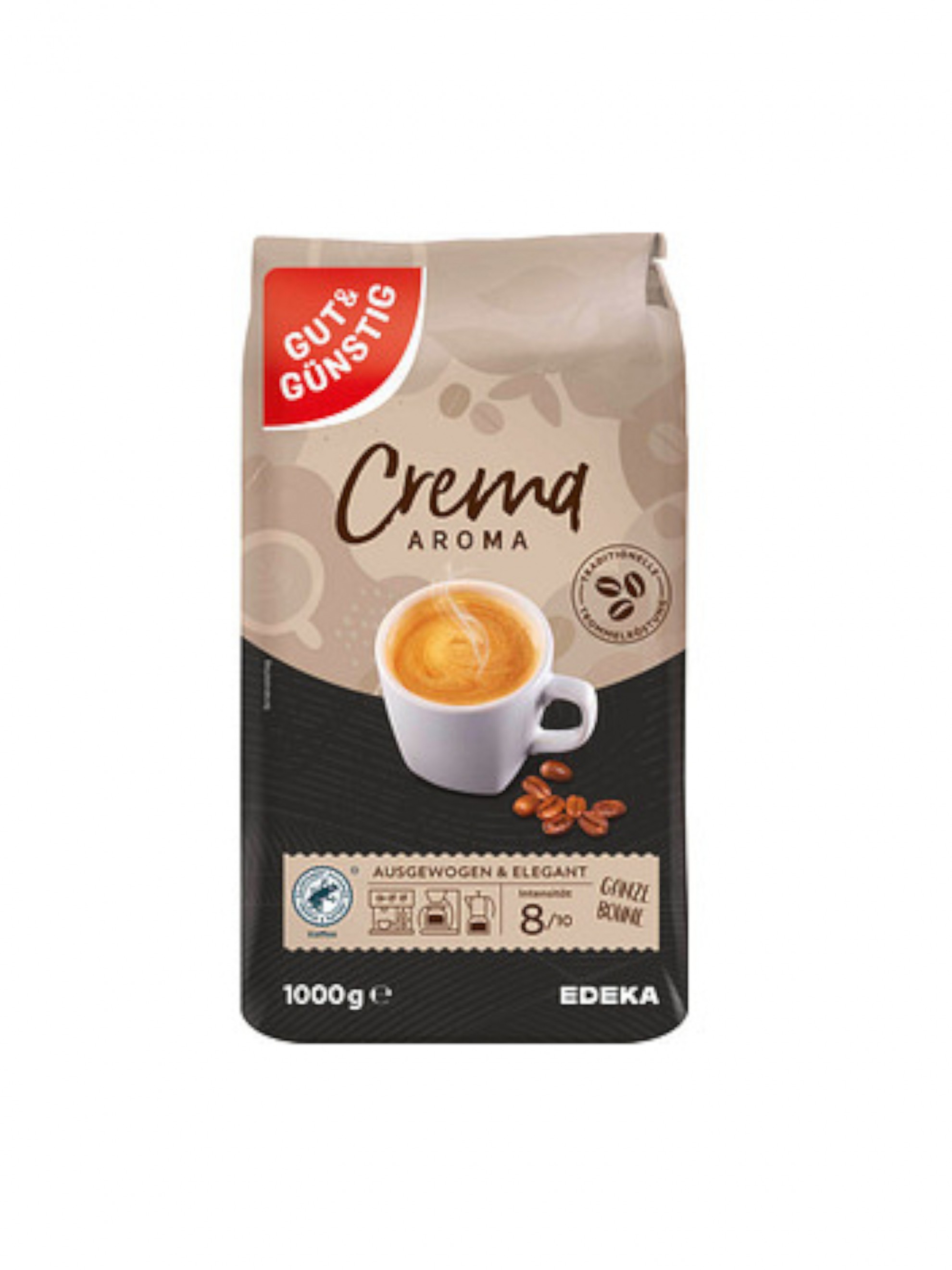 Cafea GG Crema Ganze Bohnen 1kg | Kurt German Market