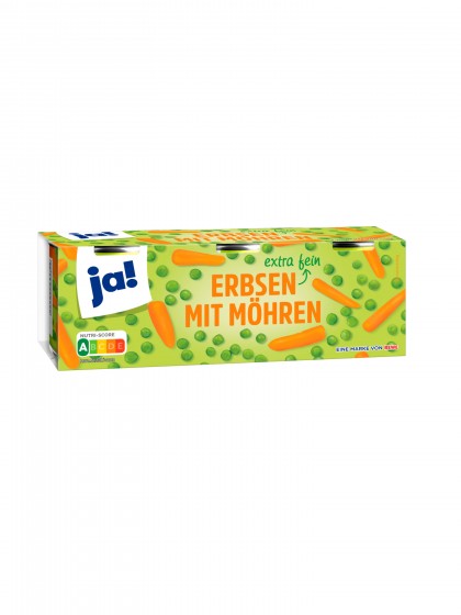 Conserva mazare cu morcovi ja 3x200g