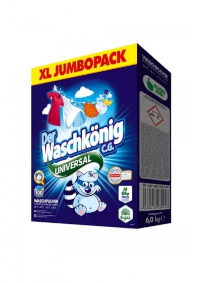 Detergent Der Waschkonig pudra 100sp 6kg Univ