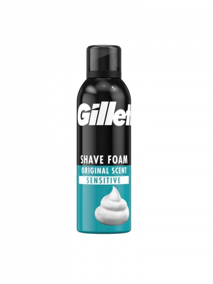 Spuma ras Gilette 200ml Sensitive