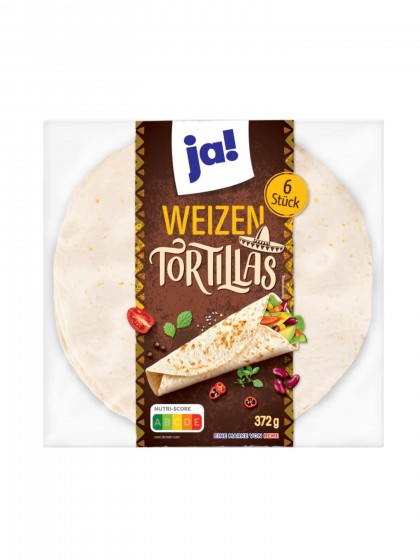 Ja lipii tortilla 6buc 372g