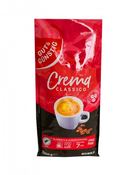 GG Crema Classico cafea boabe 1kg