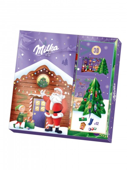 Milka 3D Calendar advent constr 163g