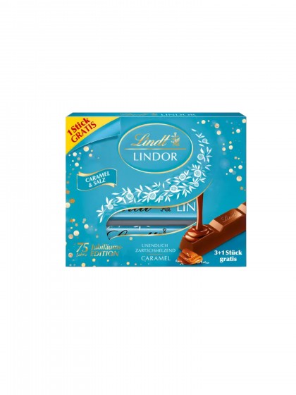 Lindt Lindor Sticks caramel Salz 4x25g