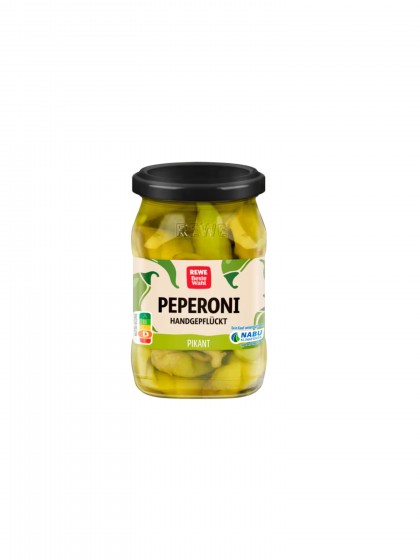 Rewe pepperoni verde pikant 235g
