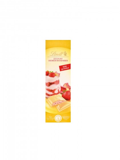 Lindt Jogh Erdb Rharbarb 100g