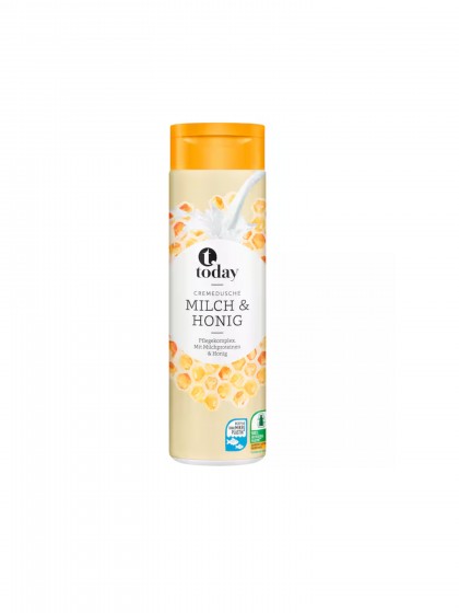 Gel dus crema lapte miere Today 300ml