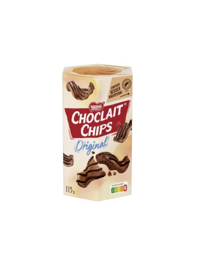 Nestle Biscuiti Choclait Chips Classic 115g