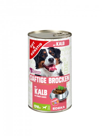 Conserva pt caini vitel 1240g