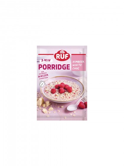 Porridge Ruf zmeura cioco alba 65g