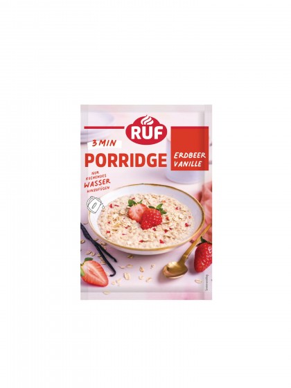 Porridge Ruf capsuni vanilie 65g