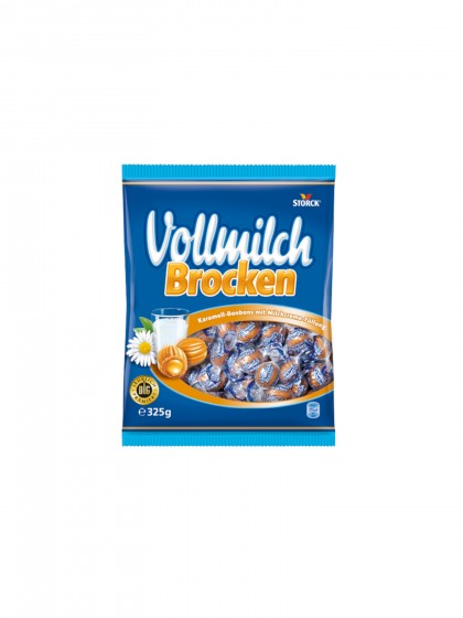 Bomboane Brocken 325g caramel lapte
