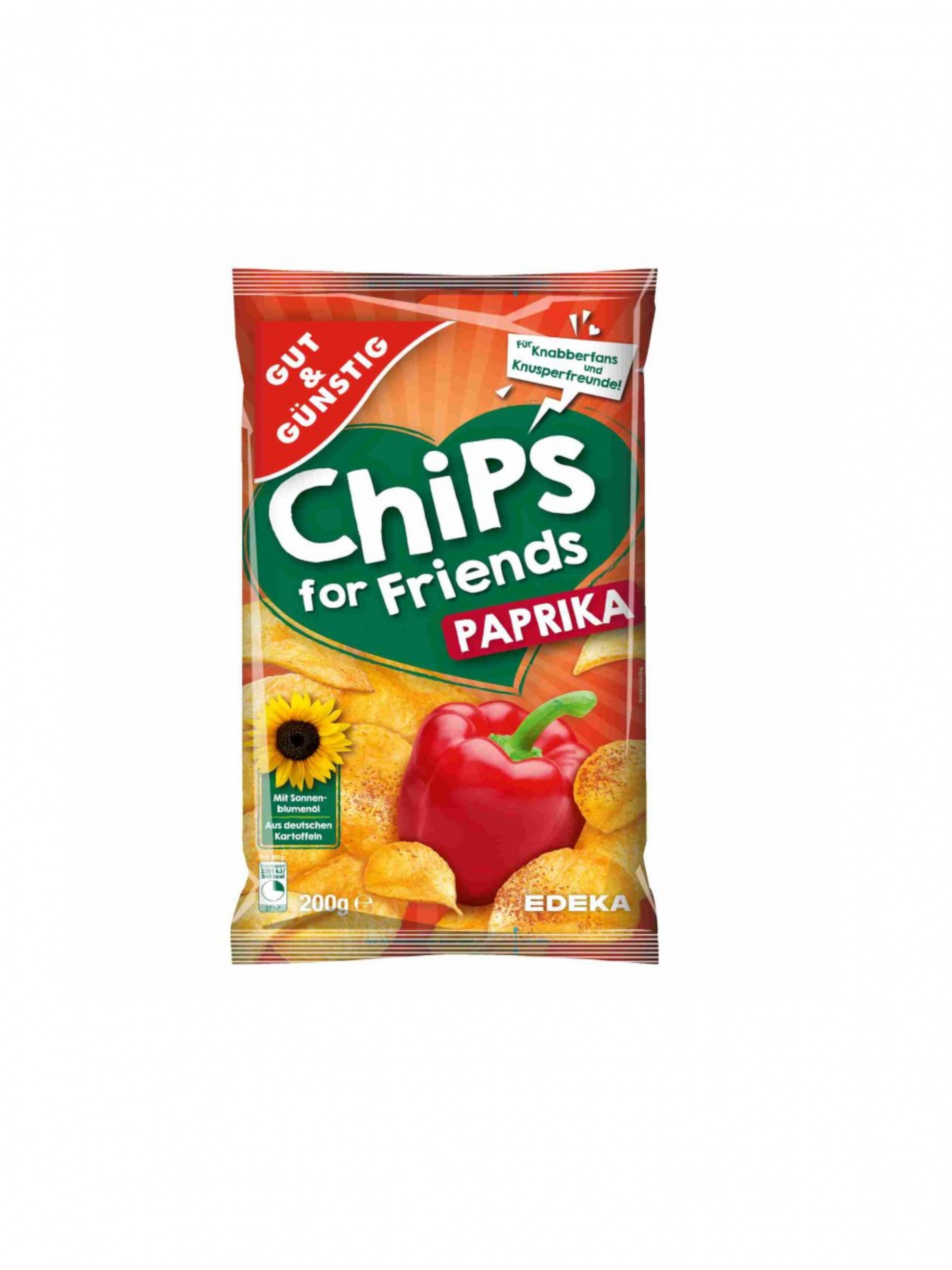 GG Kartoffelchips Paprika 200g | Kurt German Market