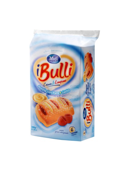 Prajitura crema zmeura 300g 6buc