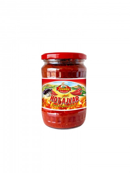 Ajvar hot amestec de legume cu ardei 540g