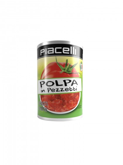 Pulpa de rosii cuburi 400g
