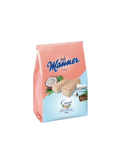 Napolitane Manner 400g Cocos