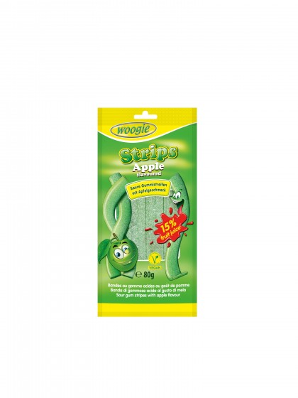 Jeleuri Apple strips 80g