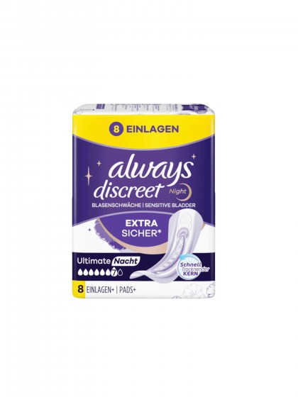 Always Discret Incont Ultimate Night 8buc