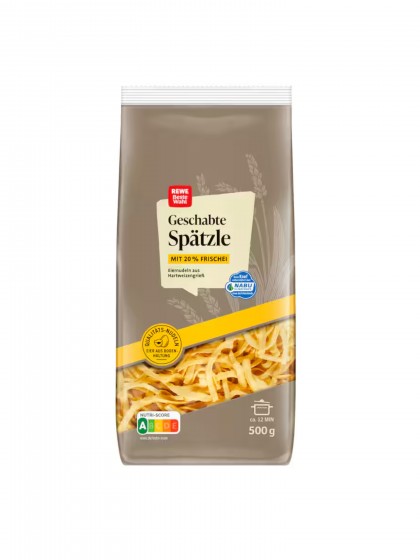Paste Geschabte Spaetzle Rewe 500g