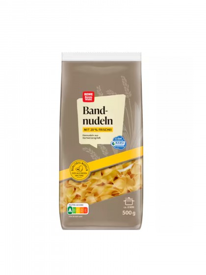 Paste Bandnudeln Rewe 500g
