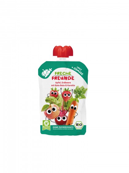 Freche Freund capsuni cu sfecla rosie si morcovi 100g