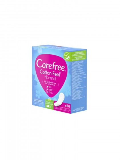 Tampoane Carefree cotton feel normal aloe 56buc