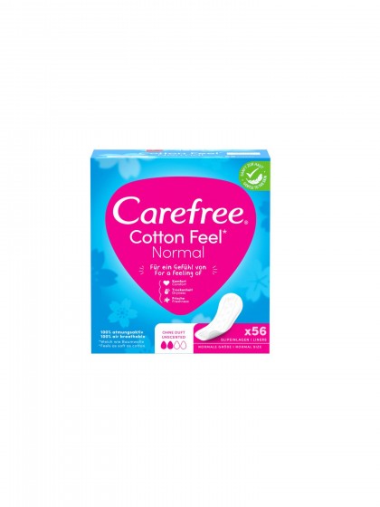 Tampoane Carefree cotton feel normal 56buc