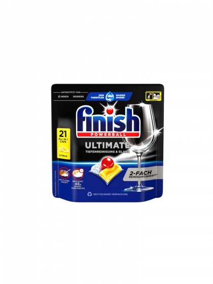 Finish Powerball Ultimate Allin1 Citrus 21 caps