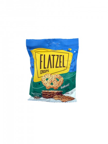 Flatzel Pretzel BlackWhite sesame 85g