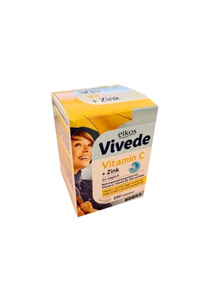 Elkos Vivede vit.C Zink 100 tablete