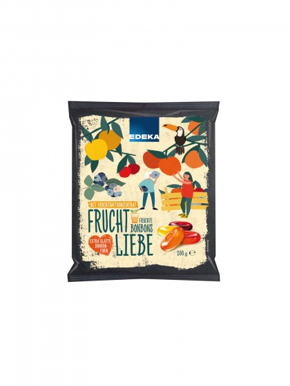 Edeka bomboane fructe 200g
