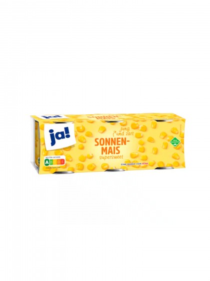 Ja conserva porumb 3x150g