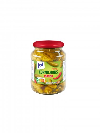 Ja cornichons chili 350g