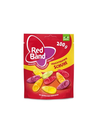 Jeleuri Red Band Frucht Gummi Schuhe 200g