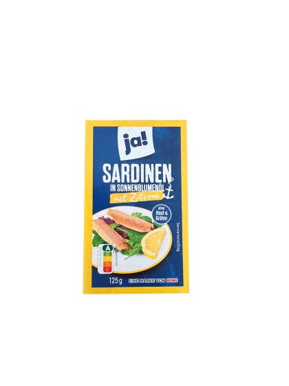 Sardine ja zitrone 125g