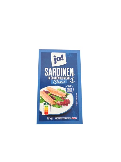 Sardine ja ulei 125g