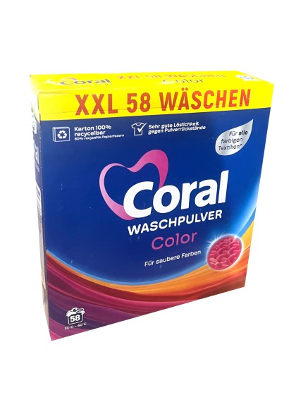 Detergent Coral Color pudra 58sp