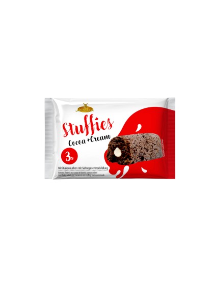 Mini prajituri cu cacao si crema 3x45g