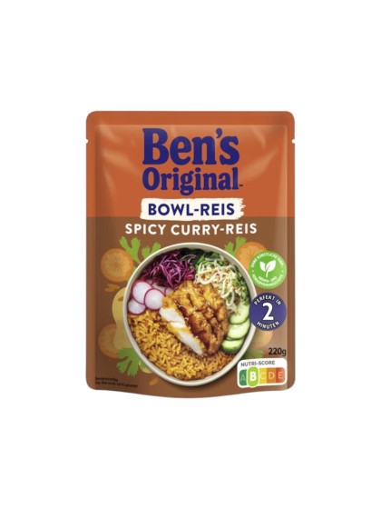 Bens Original Expr Bowl Spicy Curry 220g