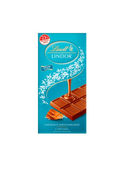 Lindt Lindor caramel salz 100g