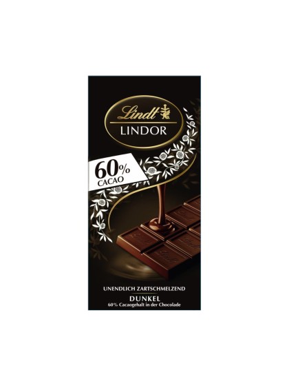 Lindt dark 60% cacao 100g